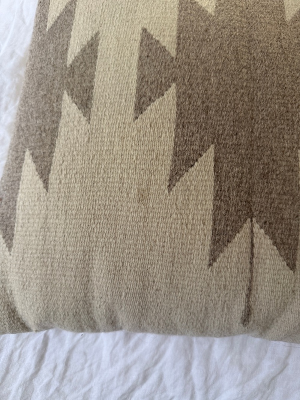 The Citizenry Neutral Southwestern Pattern Throw Pillow - Picture 2 of 4